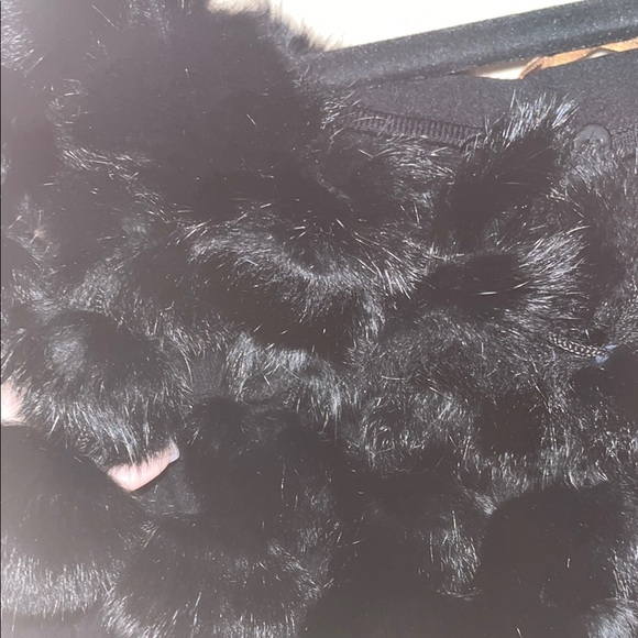 Belldini women’s Black Rabbit Fur-Trimmed Sweater NWT 3X - Picture 5 of 12